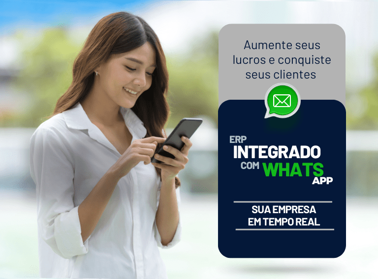 Erp Alpha Commerce integrado com o WhatsApp